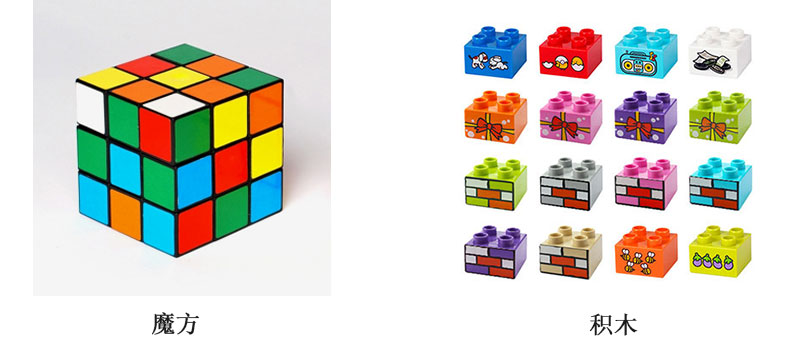 魔方和積木打印解決方案，積木個(gè)性化定制打印圖